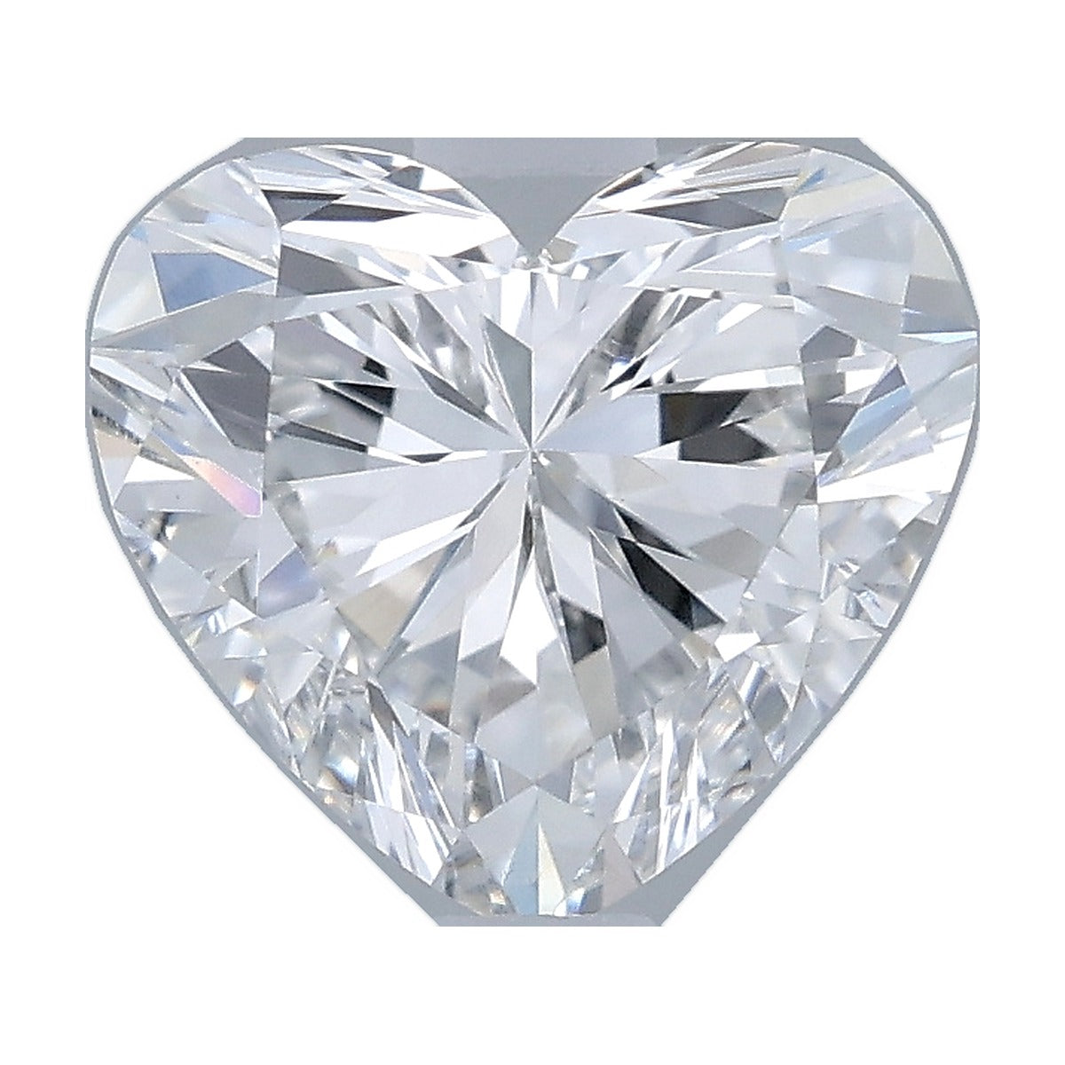 1.36 ct heart lab-grown diamond, D color, VVS2 clarity, IGI certified, still from its 360° video