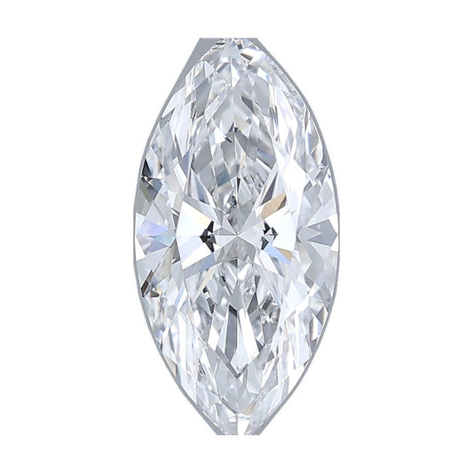 1.36 ct marquise lab-grown diamond, D color, VVS1 clarity, IGI certified, still from its 360° video