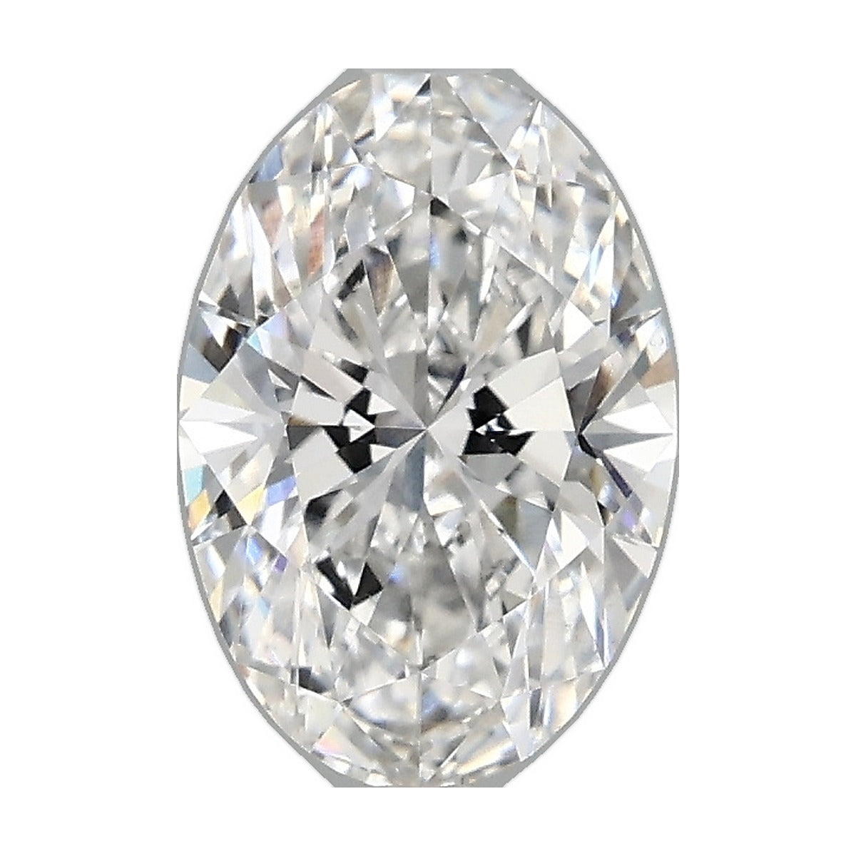 1.36 ct oval lab-grown diamond, F color, VS1 clarity, IGI certified, still from its 360° video