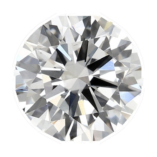 1.36 ct round lab-grown diamond, E color, VS1 clarity, IGI certified, still from its 360° video
