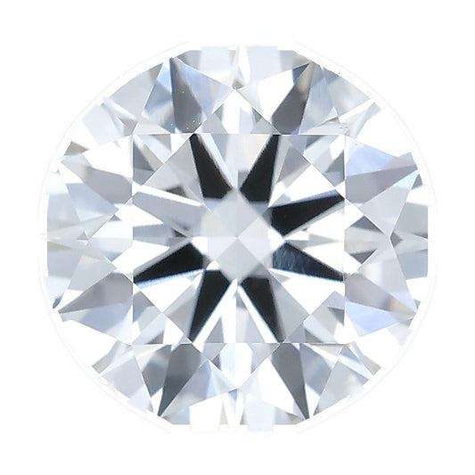 1.36 ct round lab-grown diamond, G color, VVS2 clarity, IGI certified, still from its 360° video