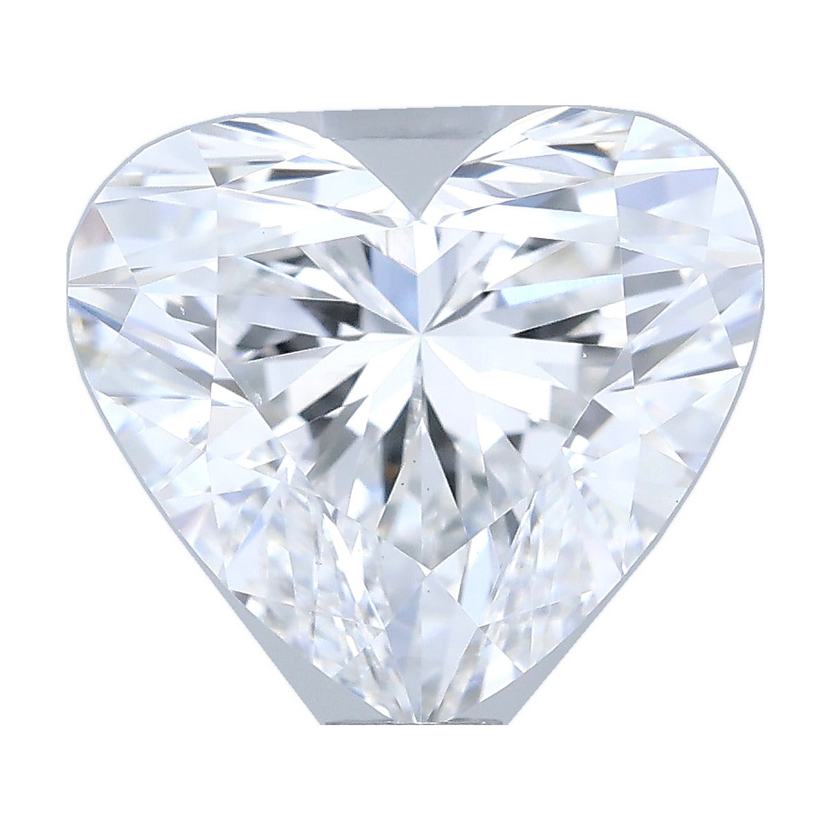 1.37 ct heart lab-grown diamond, D color, VS1 clarity, IGI certified, still from its 360° video
