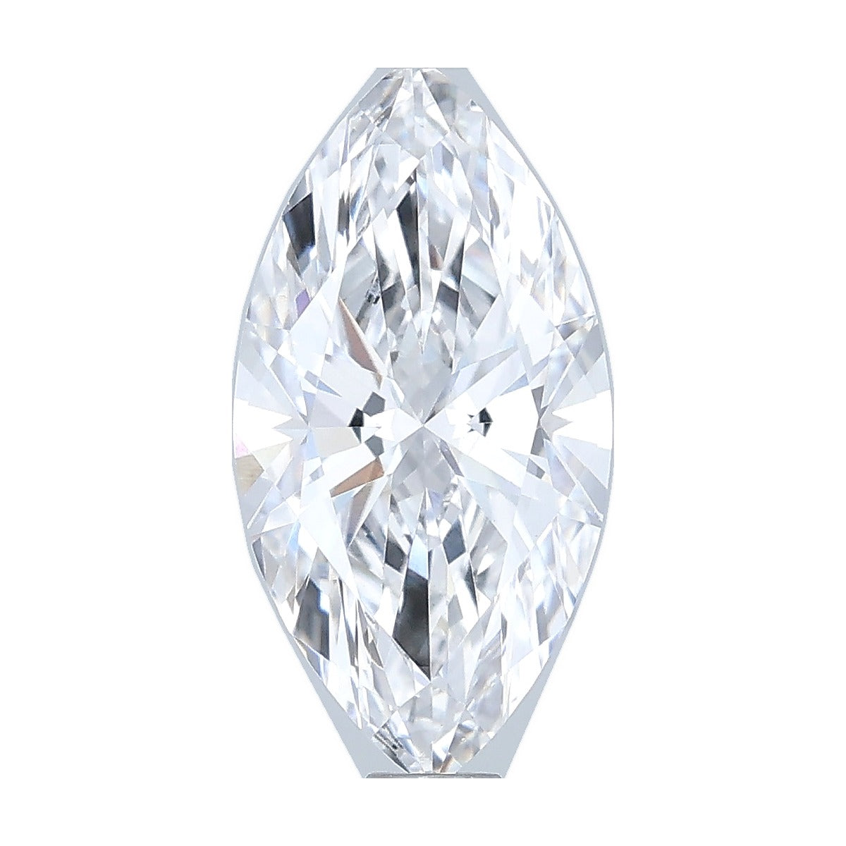 1.37 ct marquise lab-grown diamond, D color, VVS2 clarity, IGI certified, still from its 360° video