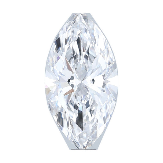 1.37 ct marquise lab-grown diamond, D color, VVS2 clarity, IGI certified, still from its 360° video