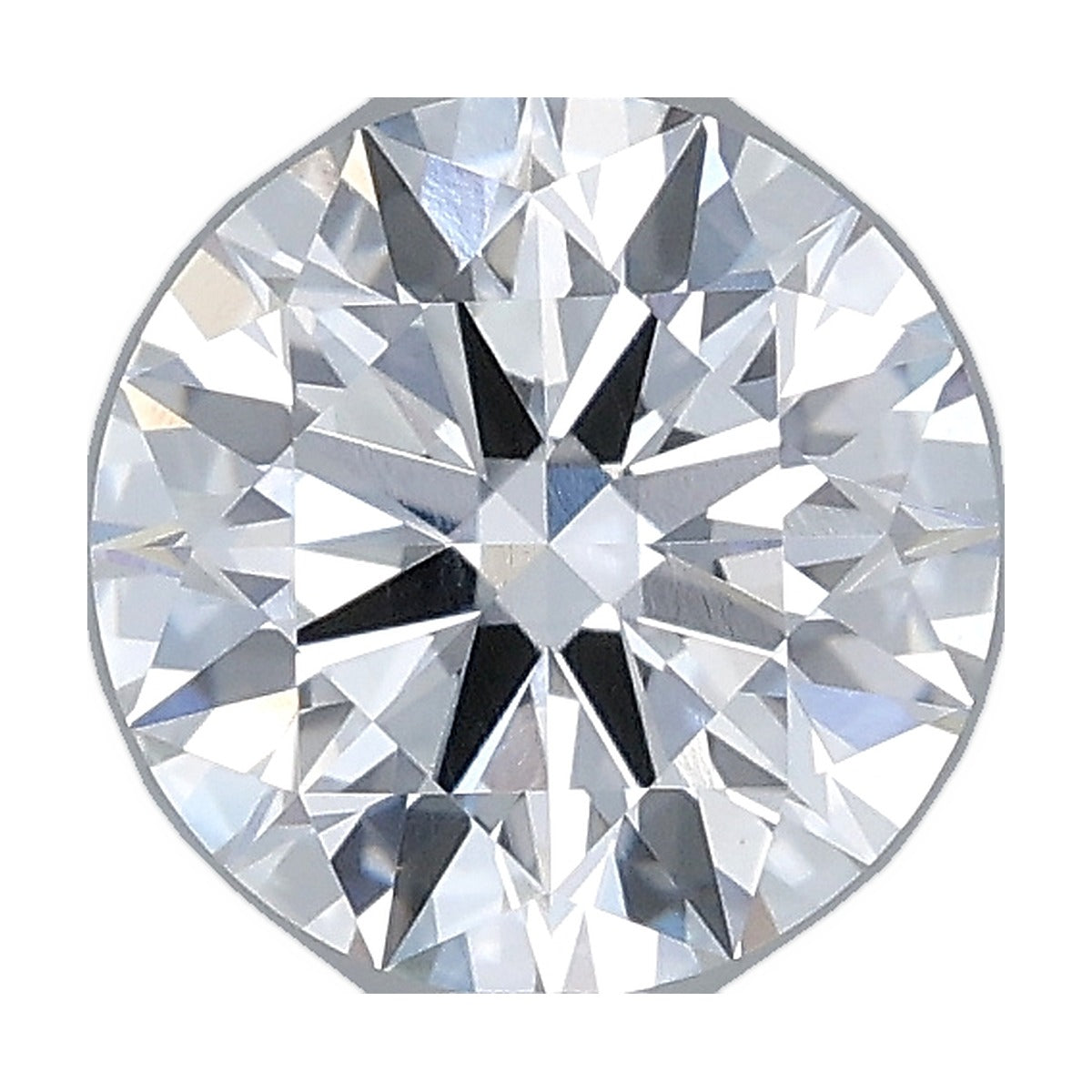1.37 ct round lab-grown diamond, F color, VS1 clarity, IGI certified, still from its 360° video