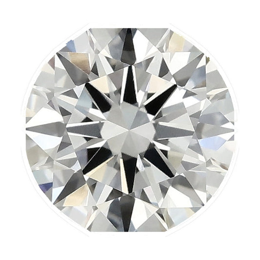 1.37 ct round lab-grown diamond, F color, VVS2 clarity, IGI certified, still from its 360° video