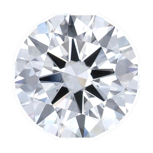 1.39 ct round lab-grown diamond, F color, VVS2 clarity, IGI certified, still from its 360° video