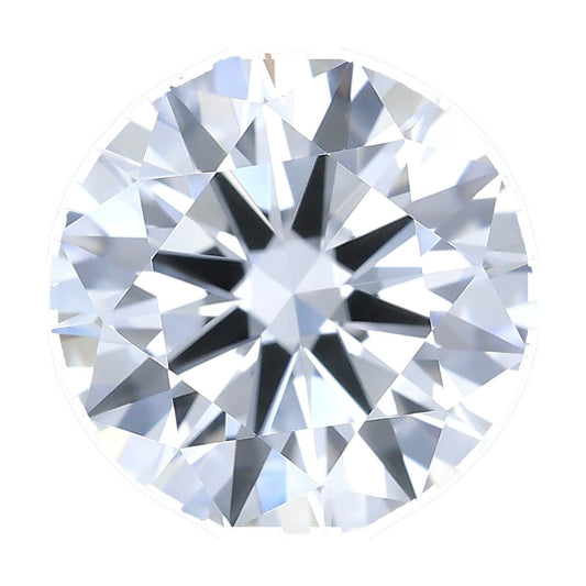 1.40 ct round lab-grown diamond, D color, VS2 clarity, IGI certified, still from its 360° video