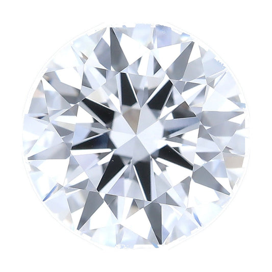 1.41 ct round lab-grown diamond, D color, VVS2 clarity, IGI certified, still from its 360° video
