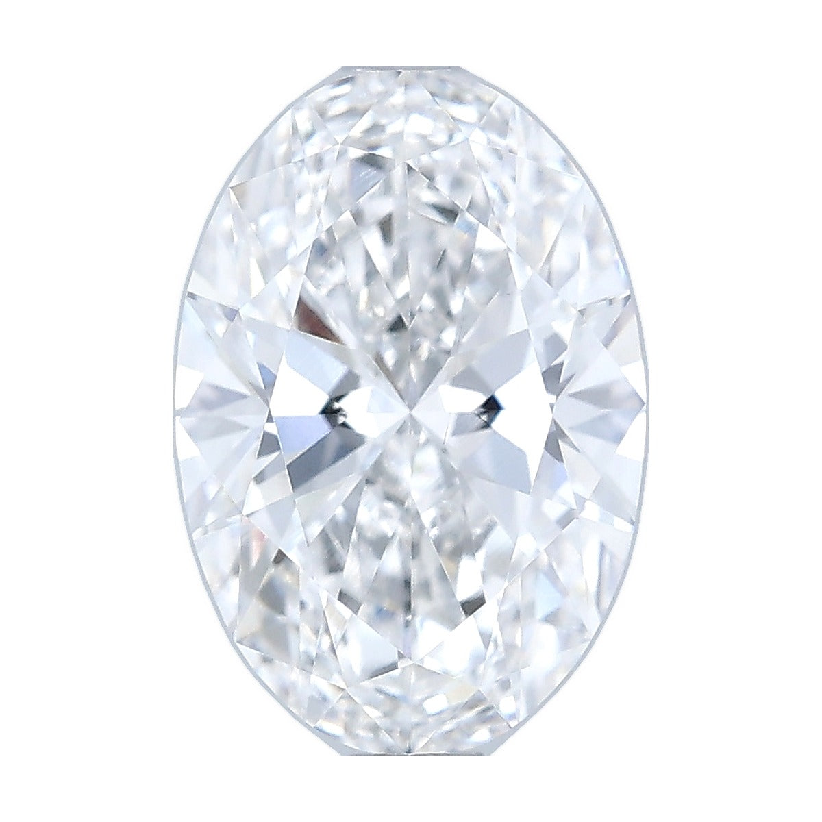 1.42 ct oval lab-grown diamond, D color, VS1 clarity, IGI certified, still from its 360° video