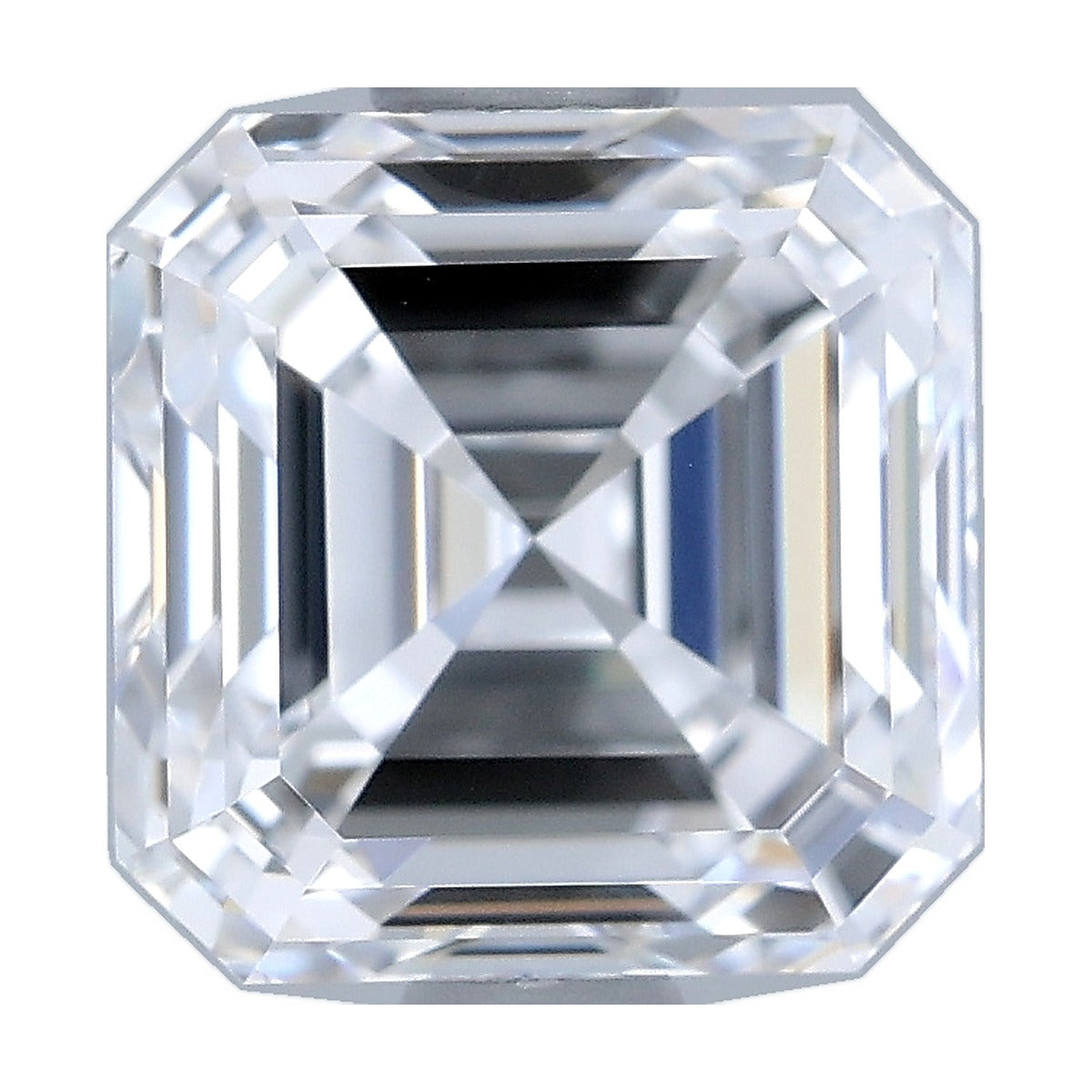 1.43 ct asscher lab-grown diamond, D color, VVS1 clarity, IGI certified, still from its 360° video