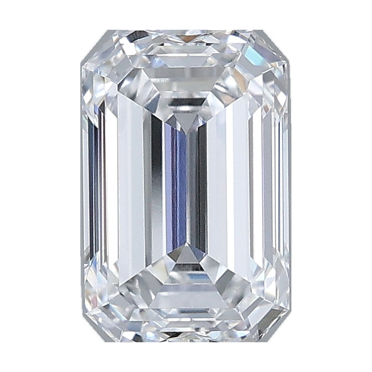 1.44 ct emerald lab-grown diamond, D color, VVS1 clarity, IGI certified, still from its 360° video