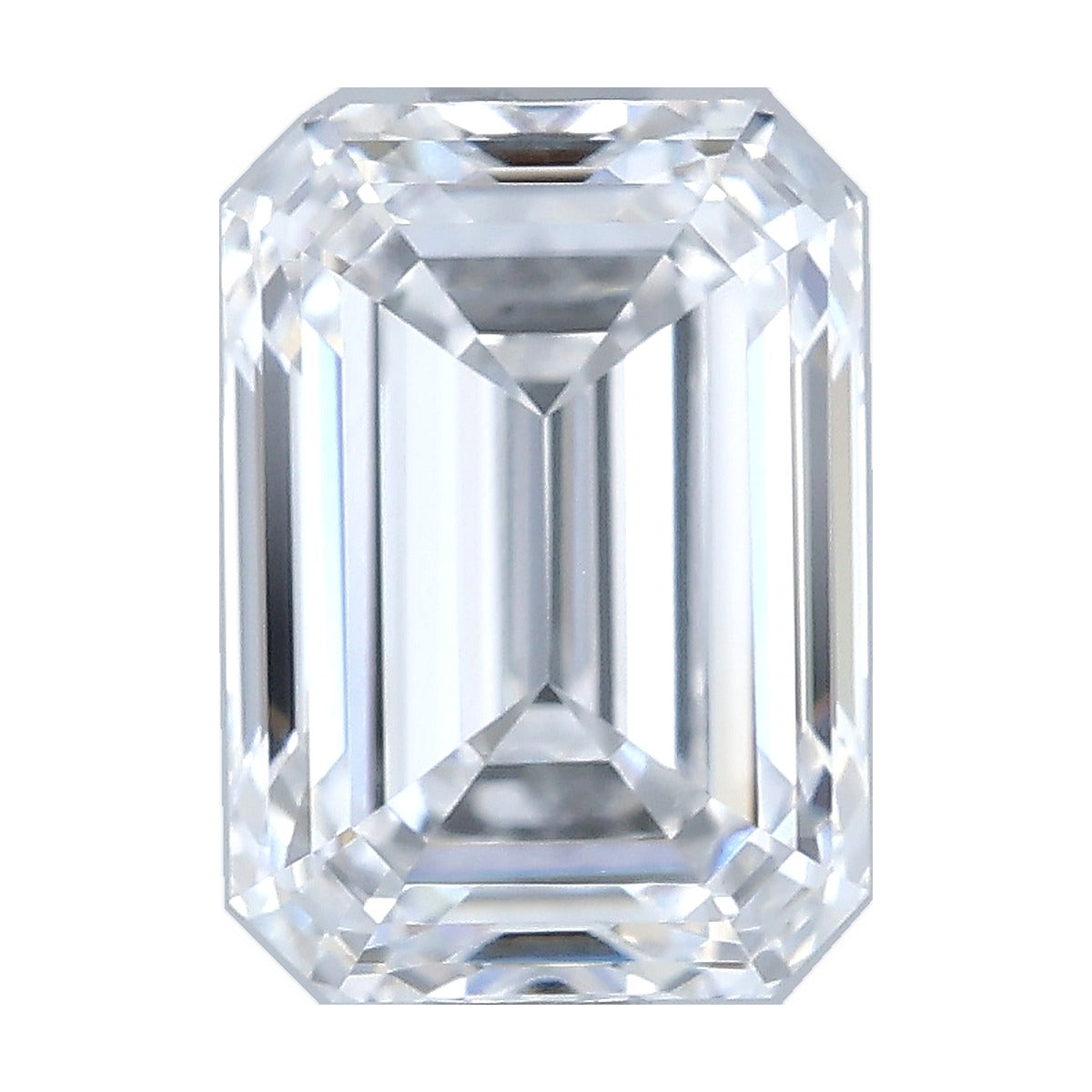 1.44 ct emerald lab-grown diamond, D color, VVS2 clarity, IGI certified, still from its 360° video