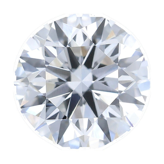 1.44 ct round lab-grown diamond, E color, VS1 clarity, IGI certified, still from its 360° video