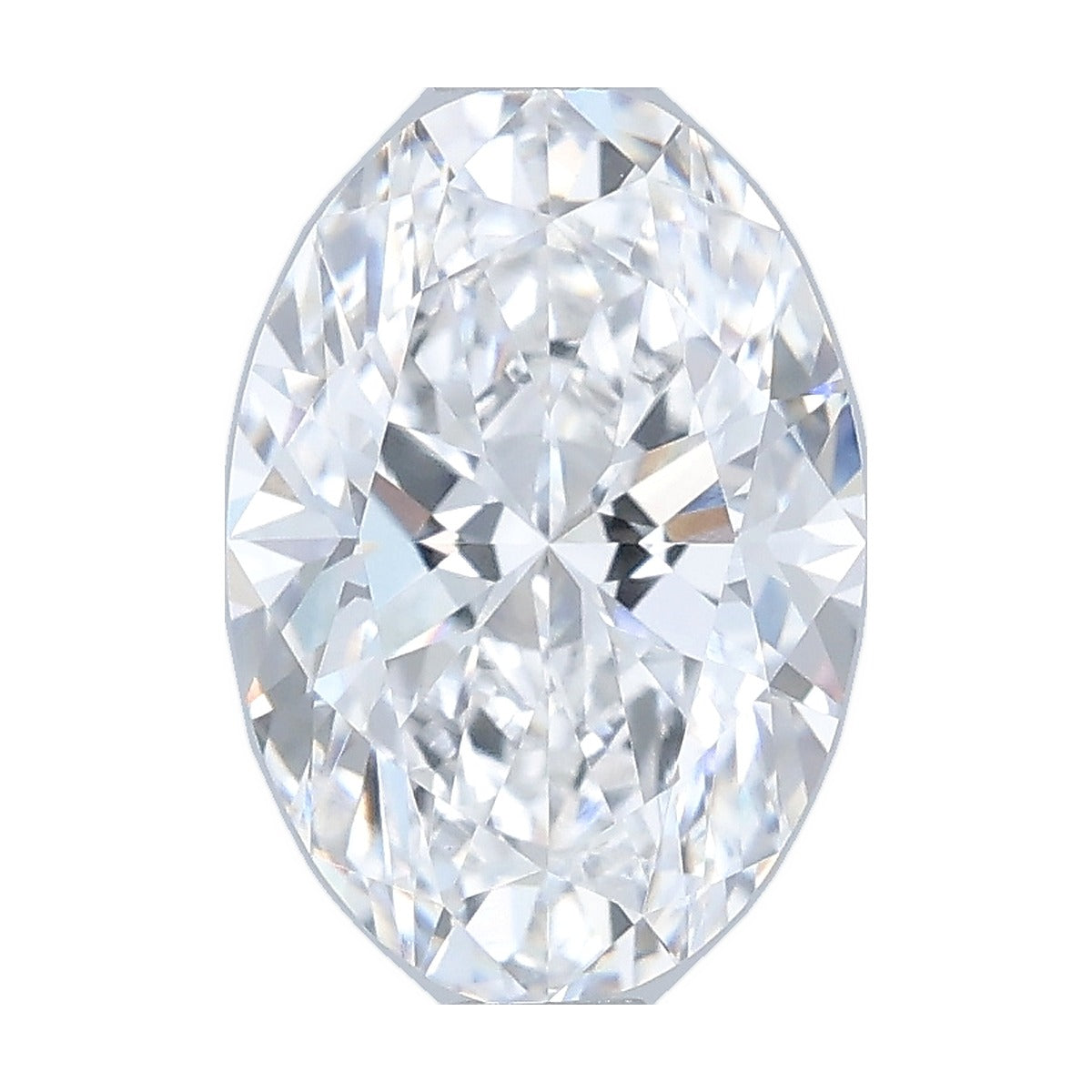 1.45 ct oval lab-grown diamond, D color, VVS1 clarity, IGI certified, still from its 360° video