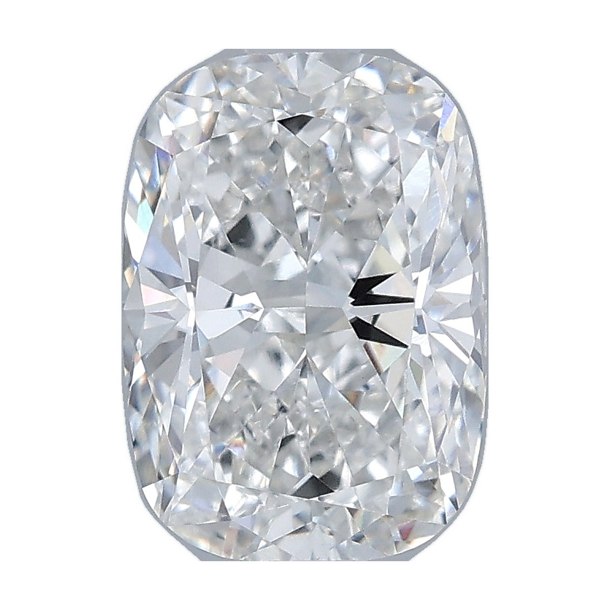 1.47 ct elongated cushion lab-grown diamond, F color, VS1 clarity, IGI certified, still from its 360° video