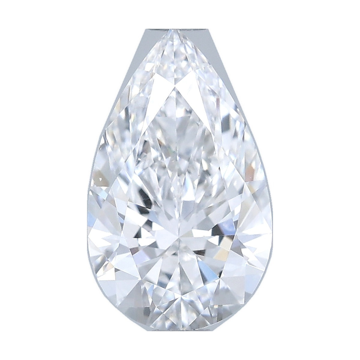 1.49 ct pear lab-grown diamond, D color, VS1 clarity, IGI certified, still from its 360° video