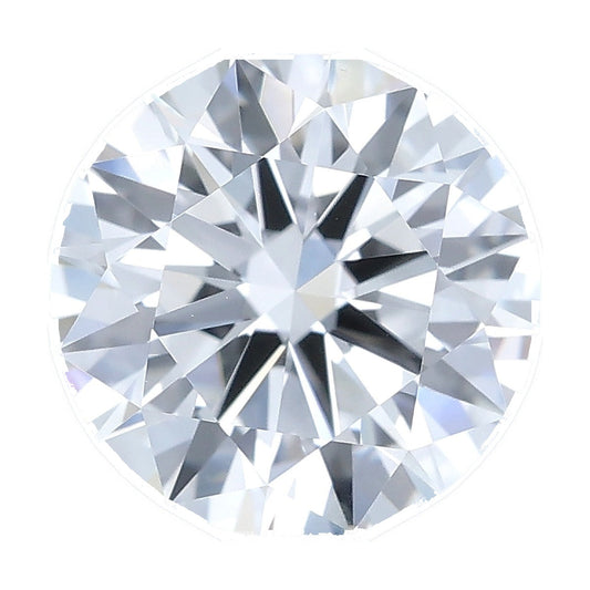 1.49 ct round lab-grown diamond, D color, VS1 clarity, IGI certified, still from its 360° video