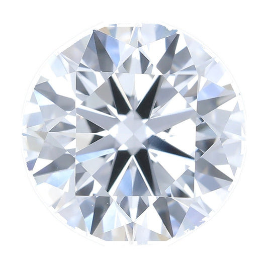 1.49 ct round lab-grown diamond, D color, VVS2 clarity, IGI certified, still from its 360° video