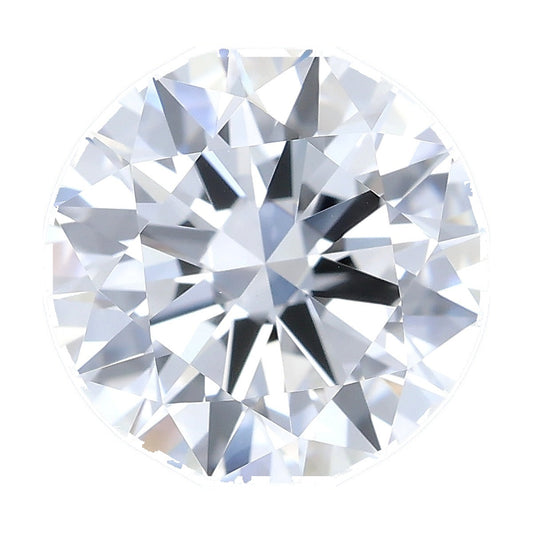 1.49 ct round lab-grown diamond, E color, VVS2 clarity, IGI certified, still from its 360° video