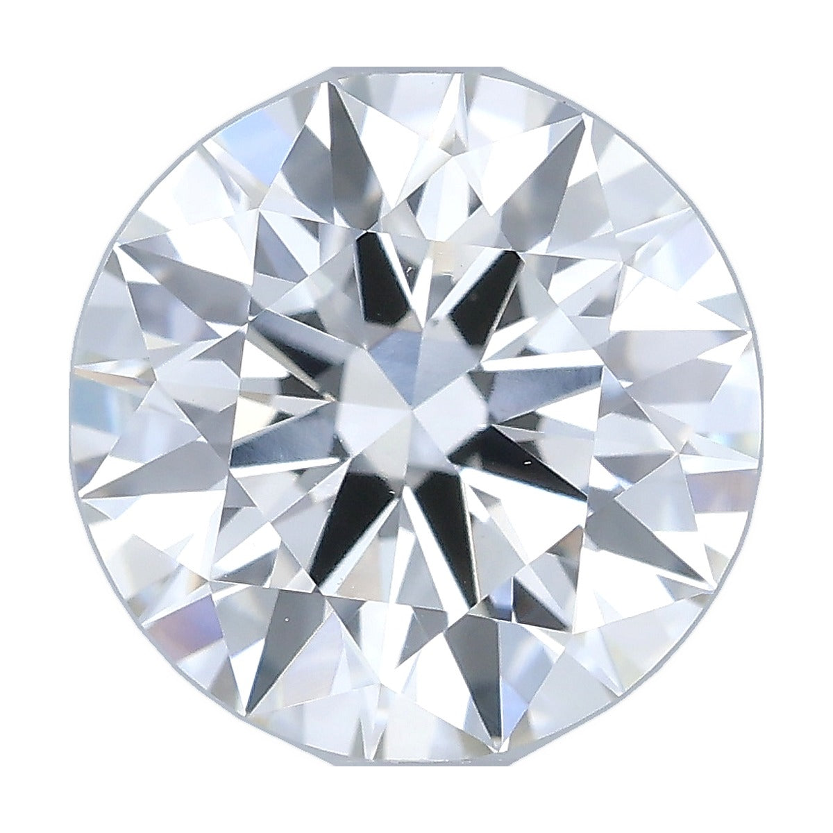1.49 ct round lab-grown diamond, F color, VS1 clarity, IGI certified, still from its 360° video