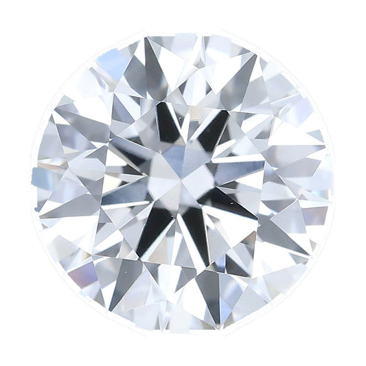 1.49 ct round lab-grown diamond, F color, VS1 clarity, IGI certified, still from its 360° video