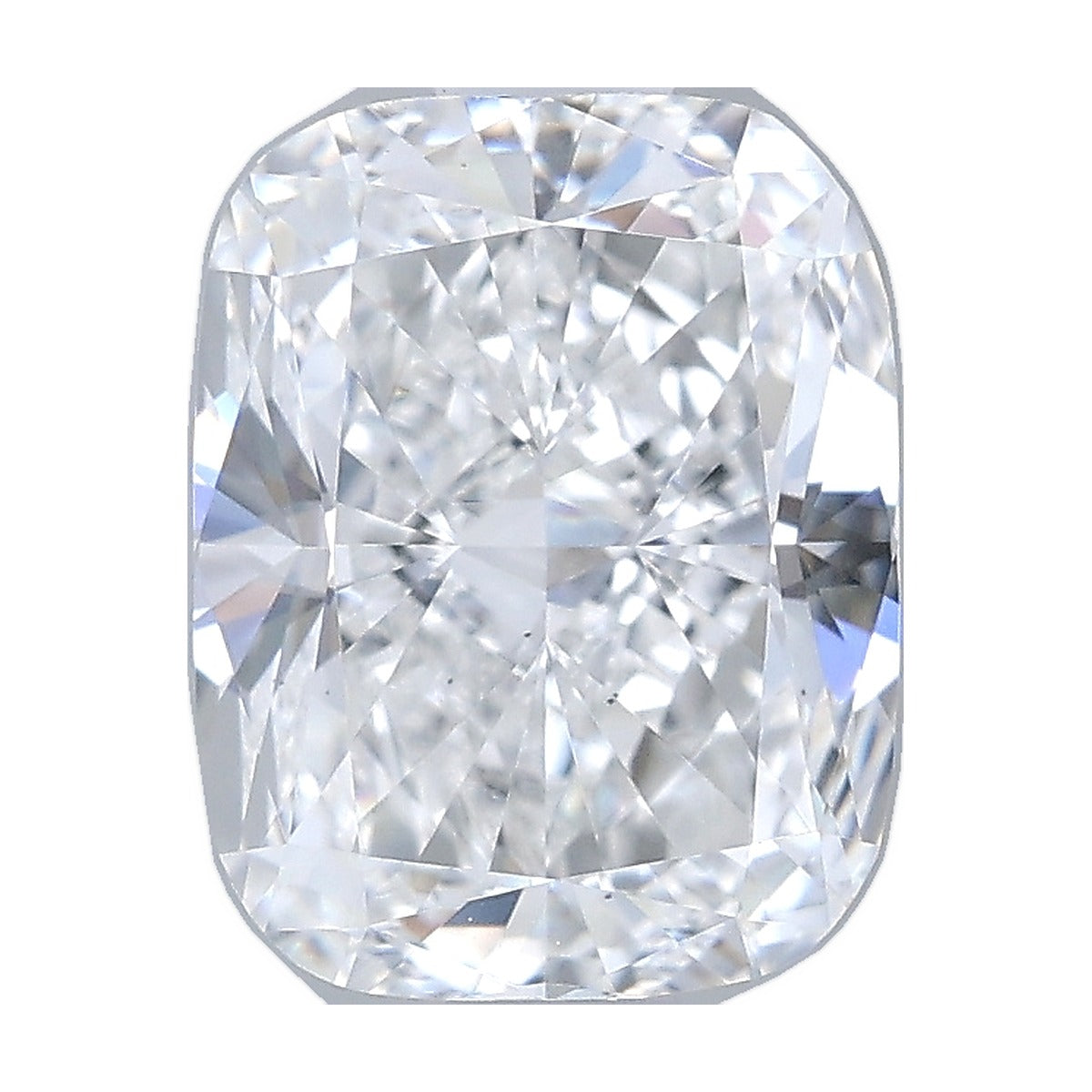 1.50 ct elongated cushion lab-grown diamond, D color, VS1 clarity, IGI certified, still from its 360° video