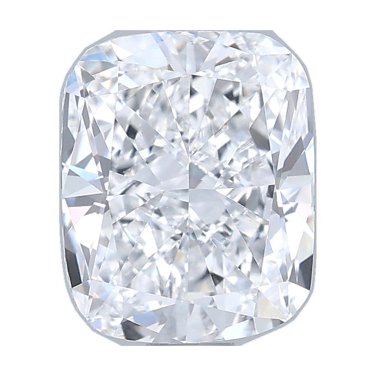 1.50 ct elongated cushion lab-grown diamond, D color, VVS2 clarity, IGI certified, still from its 360° video