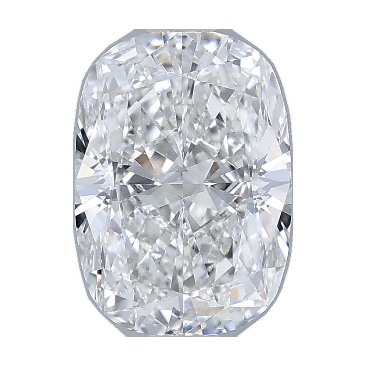 1.50 ct elongated cushion lab-grown diamond, F color, VS1 clarity, IGI certified, still from its 360° video