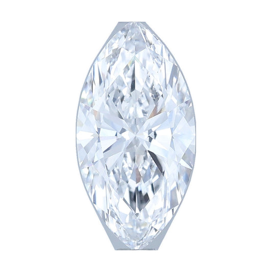 1.50 ct marquise lab-grown diamond, D color, VS1 clarity, IGI certified, still from its 360° video