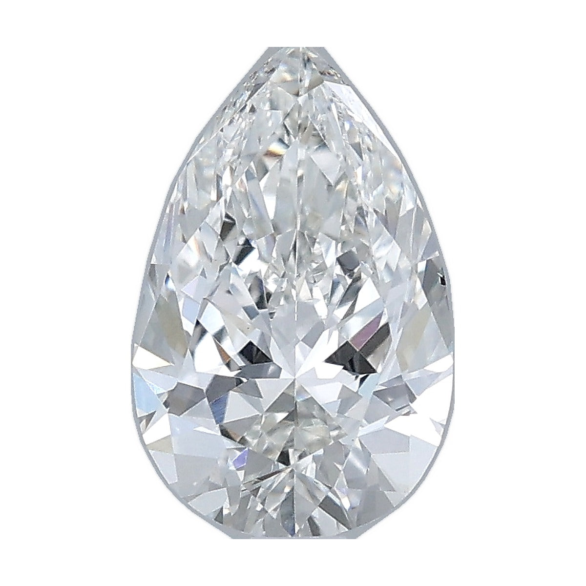 1.50 ct pear lab-grown diamond, G color, VS1 clarity, IGI certified, still from its 360° video