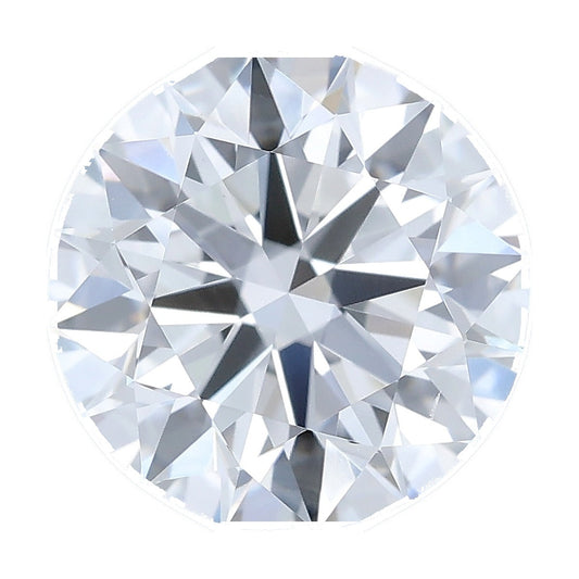1.50 ct round lab-grown diamond, D color, VS2 clarity, IGI certified, still from its 360° video