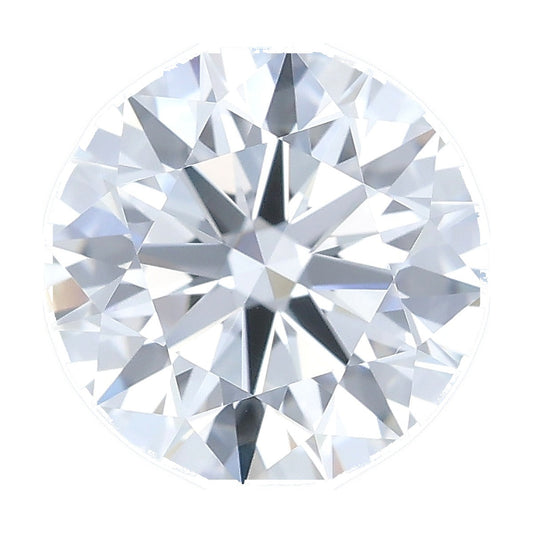 1.50 ct round lab-grown diamond, E color, VS1 clarity, IGI certified, still from its 360° video