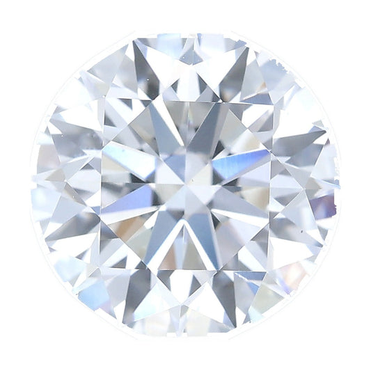 1.50 ct round lab-grown diamond, E color, VS1 clarity, IGI certified, still from its 360° video