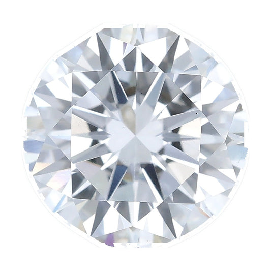 1.50 ct round lab-grown diamond, E color, VS1 clarity, IGI certified, still from its 360° video