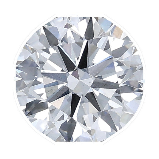1.50 ct round lab-grown diamond, E color, VS1 clarity, IGI certified, still from its 360° video