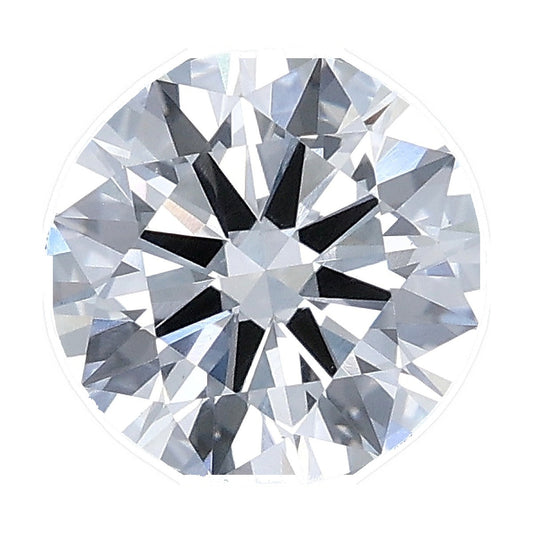 1.50 ct round lab-grown diamond, E color, VS1 clarity, IGI certified, still from its 360° video