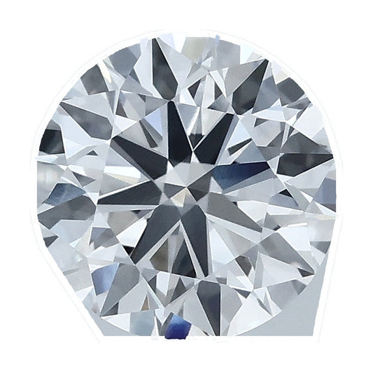 1.50 ct round lab-grown diamond, E color, VVS2 clarity, IGI certified, still from its 360° video