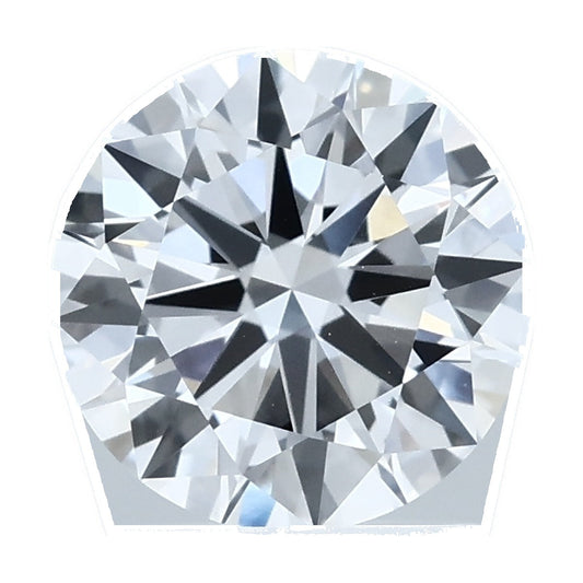 1.50 ct round lab-grown diamond, E color, VVS2 clarity, IGI certified, still from its 360° video