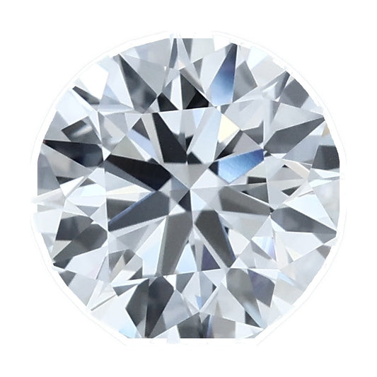 1.50 ct round lab-grown diamond, E color, VVS2 clarity, IGI certified, still from its 360° video