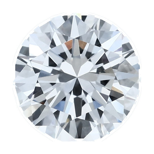 1.50 ct round lab-grown diamond, E color, VVS2 clarity, IGI certified, still from its 360° video
