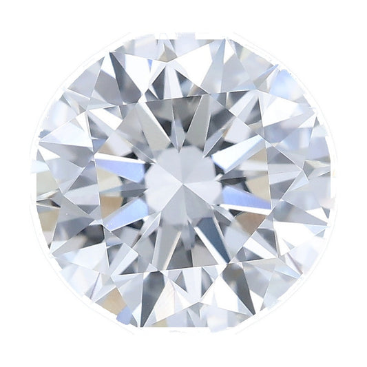 1.50 ct round lab-grown diamond, E color, VVS2 clarity, IGI certified, still from its 360° video