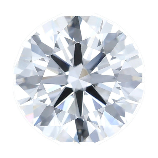 1.50 ct round lab-grown diamond, F color, VVS2 clarity, IGI certified, still from its 360° video