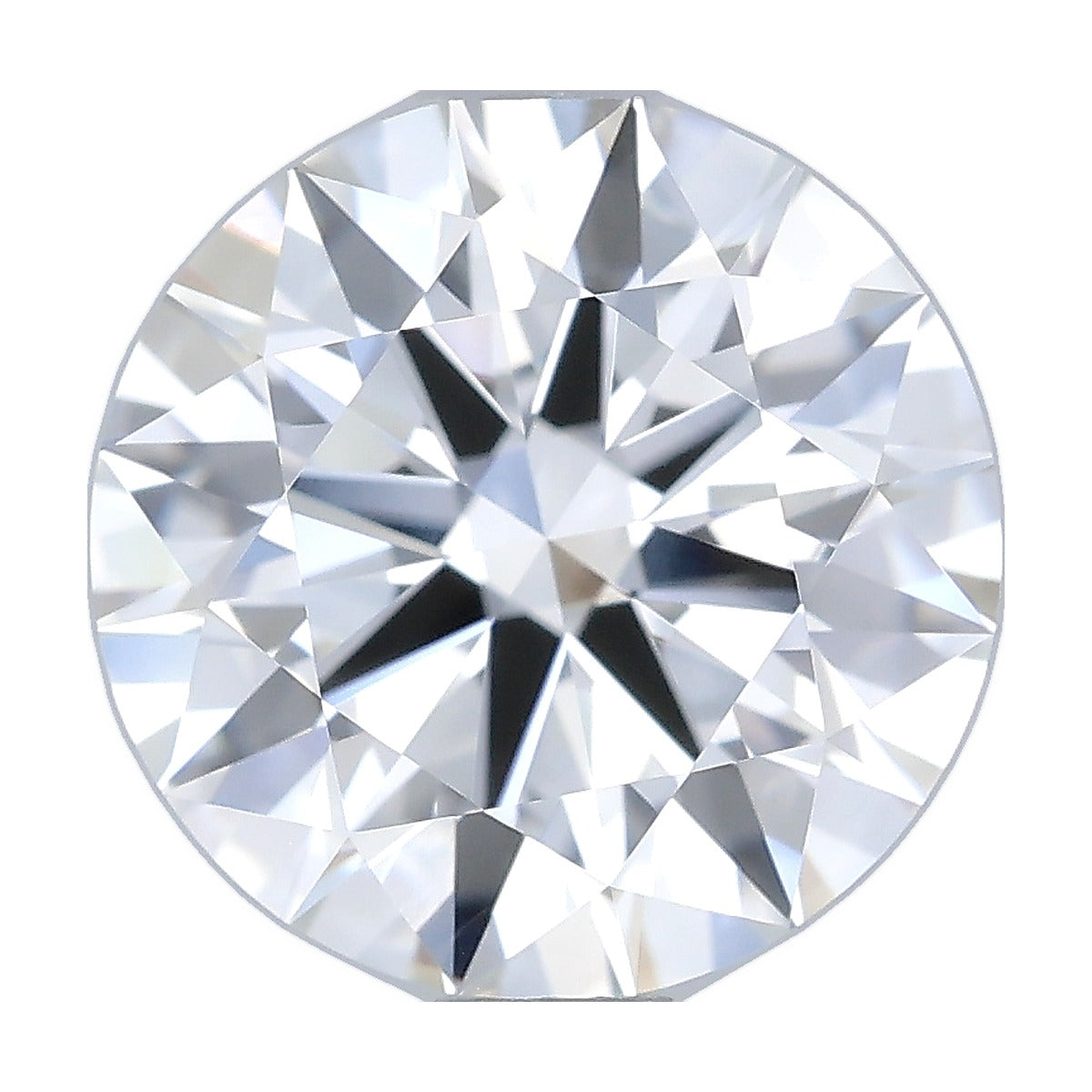 1.50 ct round lab-grown diamond, F color, VVS2 clarity, IGI certified, still from its 360° video