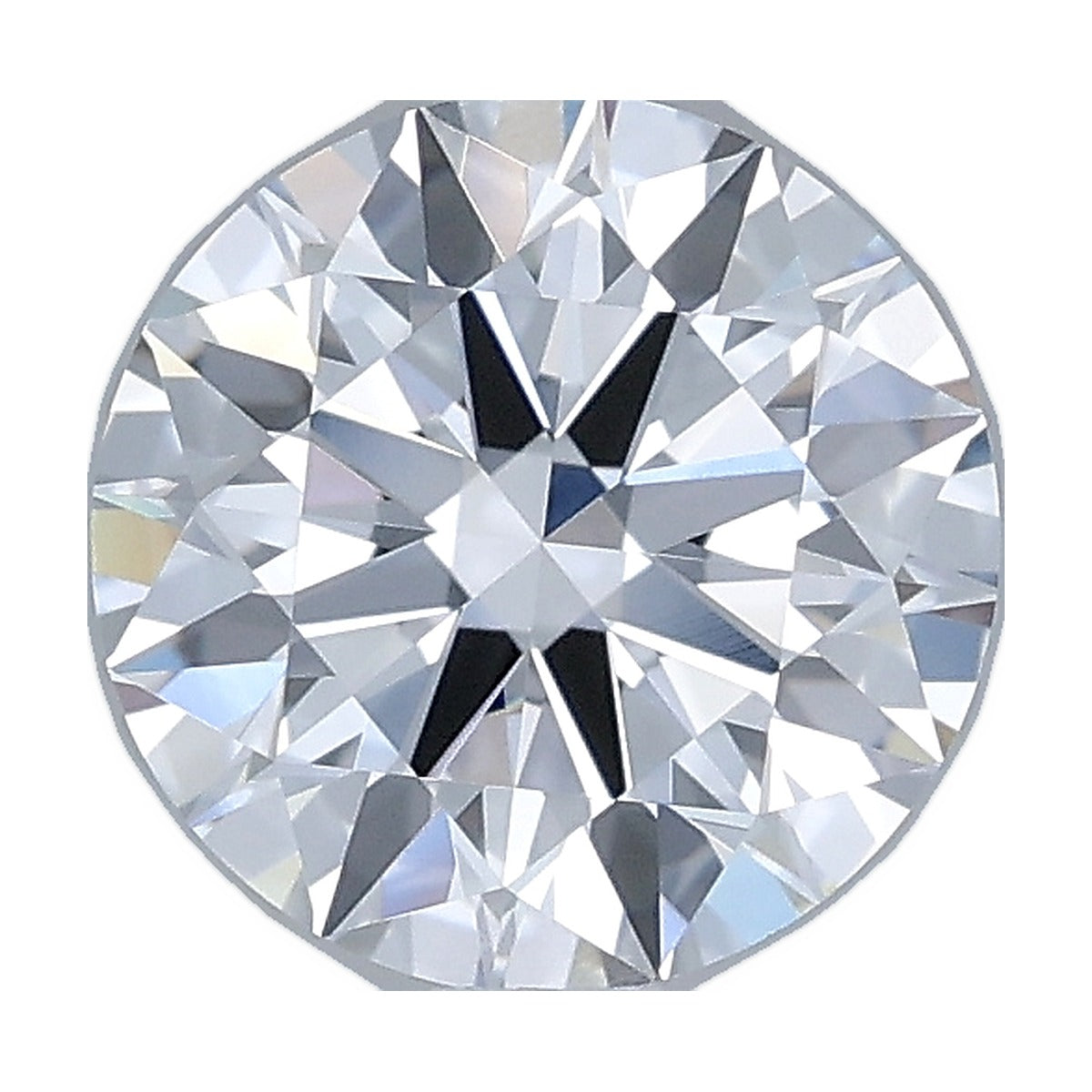 1.50 ct round lab-grown diamond, G color, VS1 clarity, IGI certified, still from its 360° video