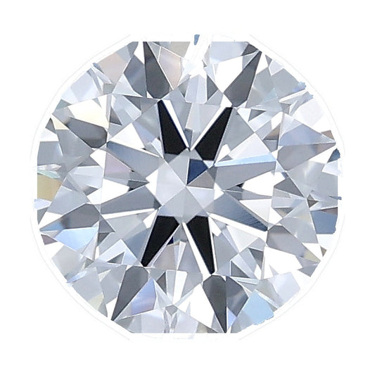1.50 ct round lab-grown diamond, G color, VS1 clarity, IGI certified, still from its 360° video