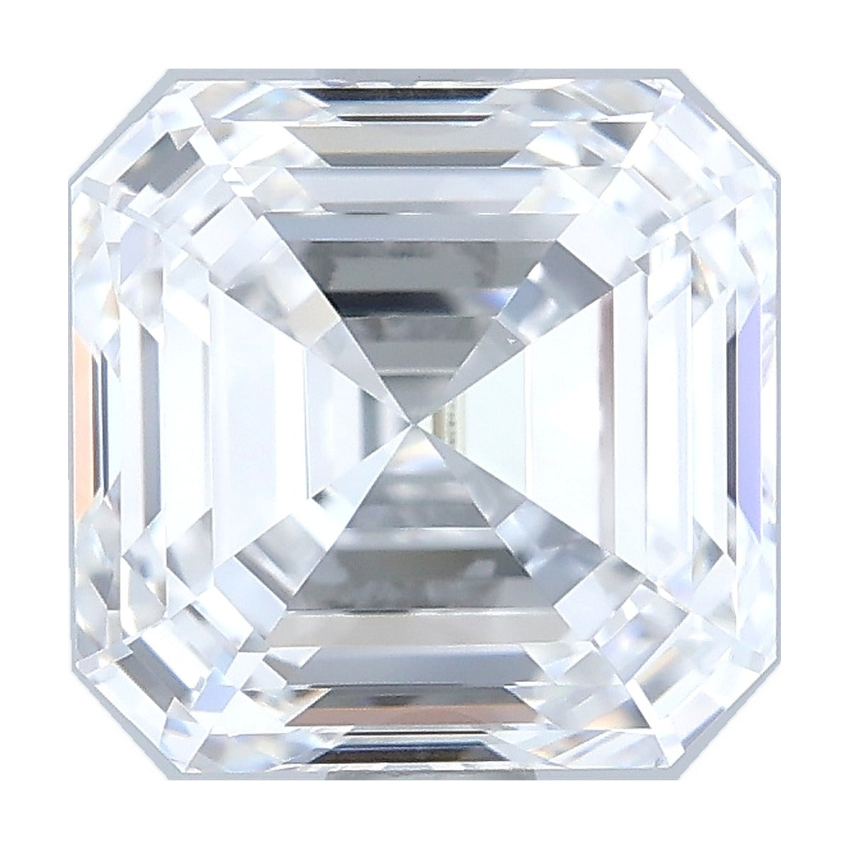 1.51 ct asscher lab-grown diamond, D color, VS1 clarity, IGI certified, still from its 360° video