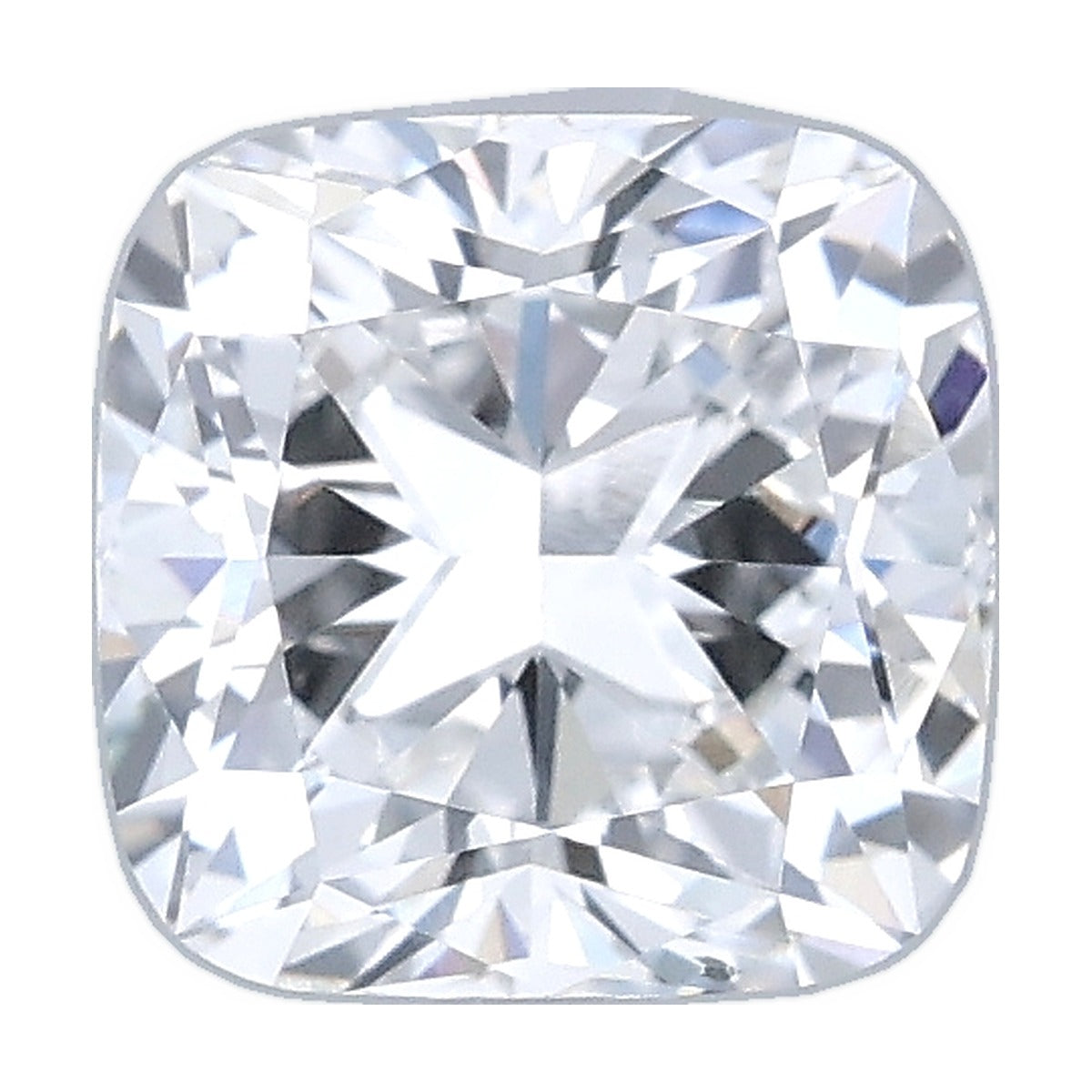 1.51 ct cushion lab-grown diamond, D color, VS2 clarity, IGI certified, still from its 360° video
