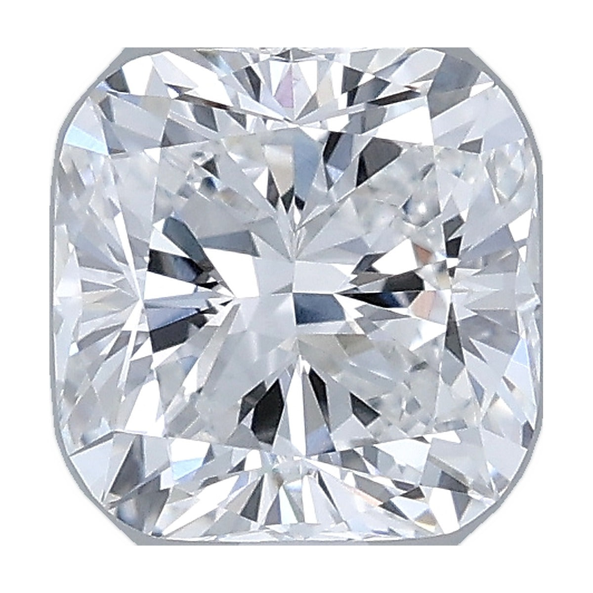 1.51 ct cushion lab-grown diamond, D color, VVS2 clarity, IGI certified, still from its 360° video