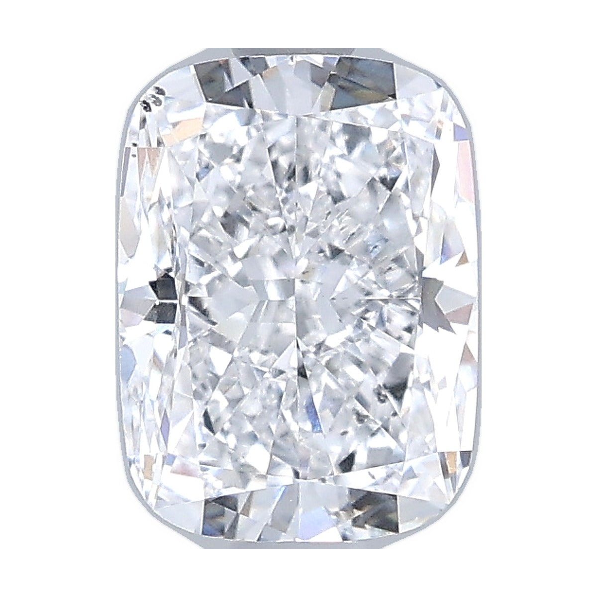 1.51 ct elongated cushion lab-grown diamond, D color, VS2 clarity, IGI certified, still from its 360° video